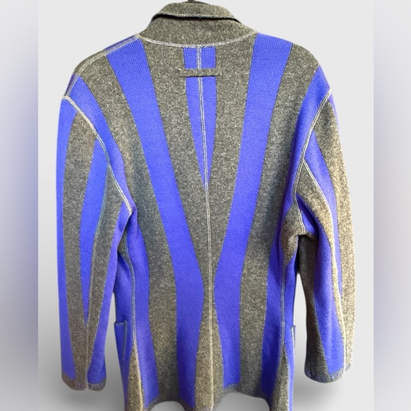 Vintage Jean Paul Gaultier EQUATOR wool button up sweater M - Picture 5 of 8